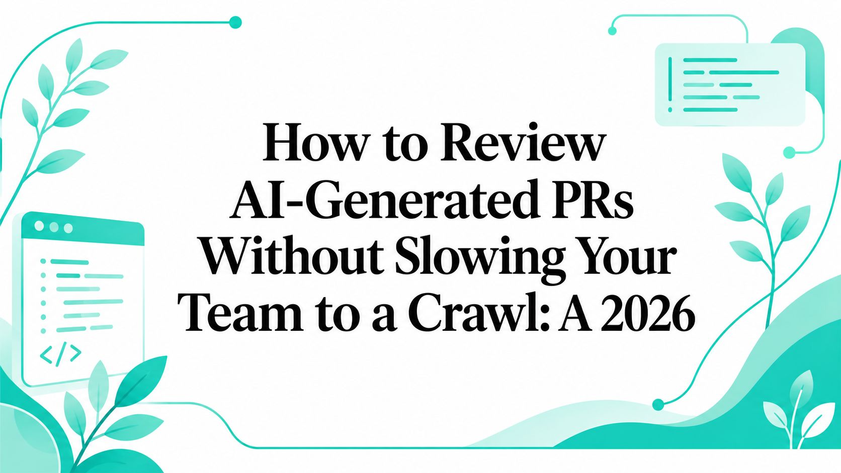 How to Review AI-Generated PRs Without Slowing Your Team to a Crawl: A 2026